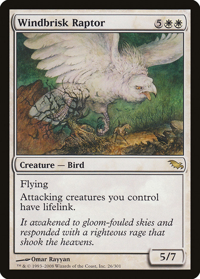 Windbrisk Raptor [Shadowmoor] | D20 Games