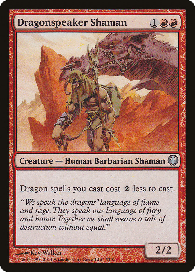 Dragonspeaker Shaman [Duel Decks: Knights vs. Dragons] | D20 Games