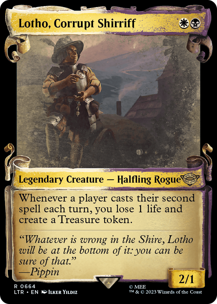 Lotho, Corrupt Shirriff [The Lord of the Rings: Tales of Middle-Earth Showcase Scrolls] | D20 Games