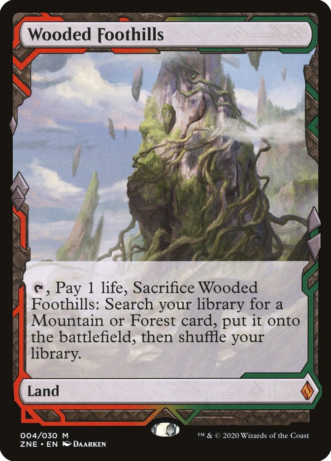 Wooded Foothills (Expeditions) [Zendikar Rising Expeditions] | D20 Games