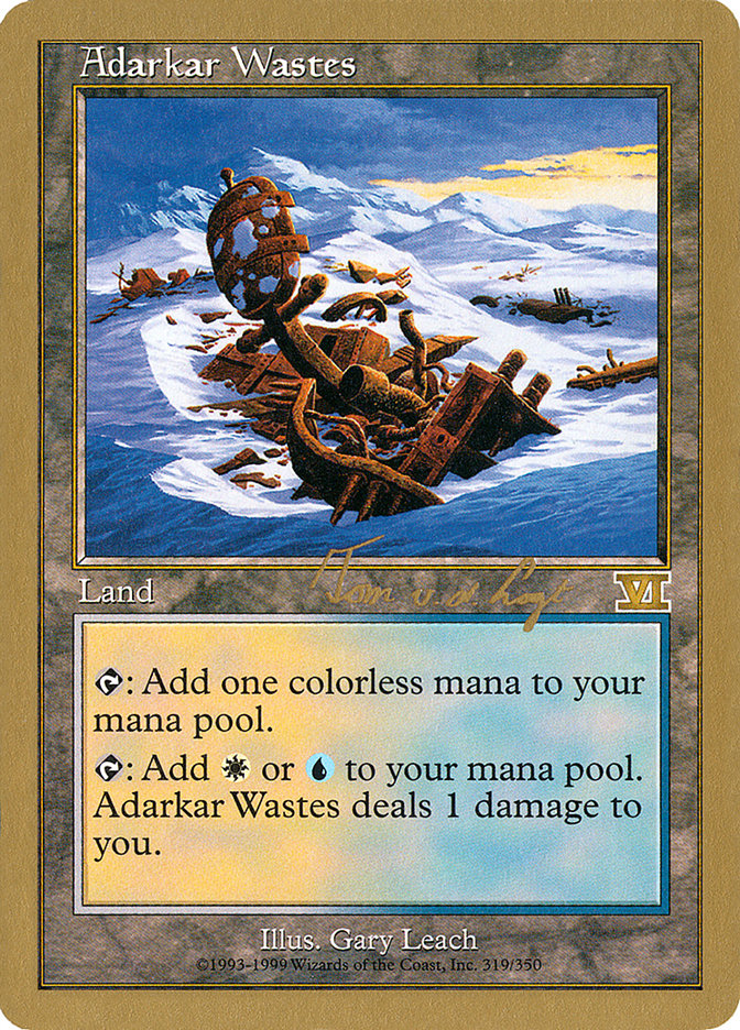 Adarkar Wastes (Tom van de Logt) [World Championship Decks 2000] | D20 Games