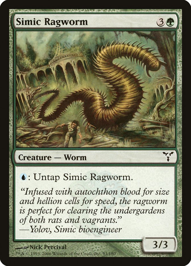 Simic Ragworm [Dissension] | D20 Games