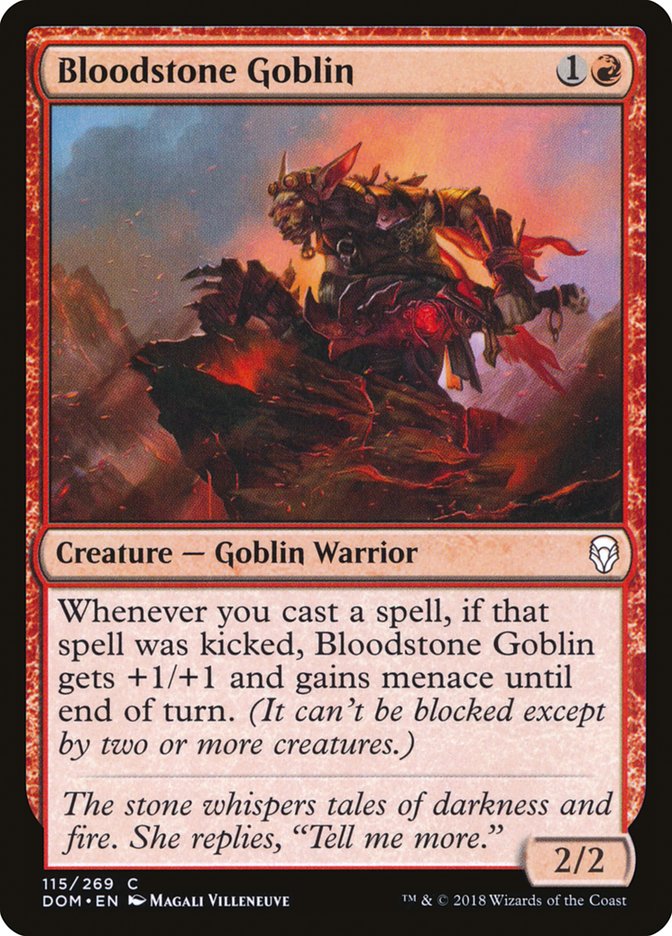Bloodstone Goblin [Dominaria] | D20 Games