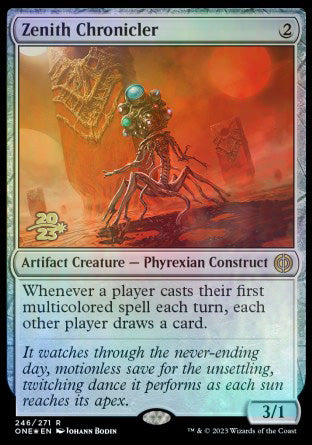 Zenith Chronicler [Phyrexia: All Will Be One Prerelease Promos] | D20 Games
