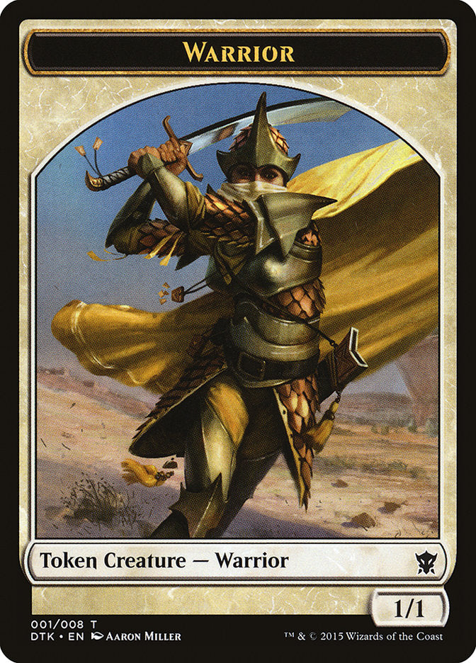 Warrior [Dragons of Tarkir Tokens] | D20 Games