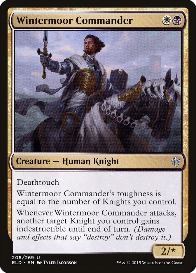 Wintermoor Commander [Throne of Eldraine] | D20 Games