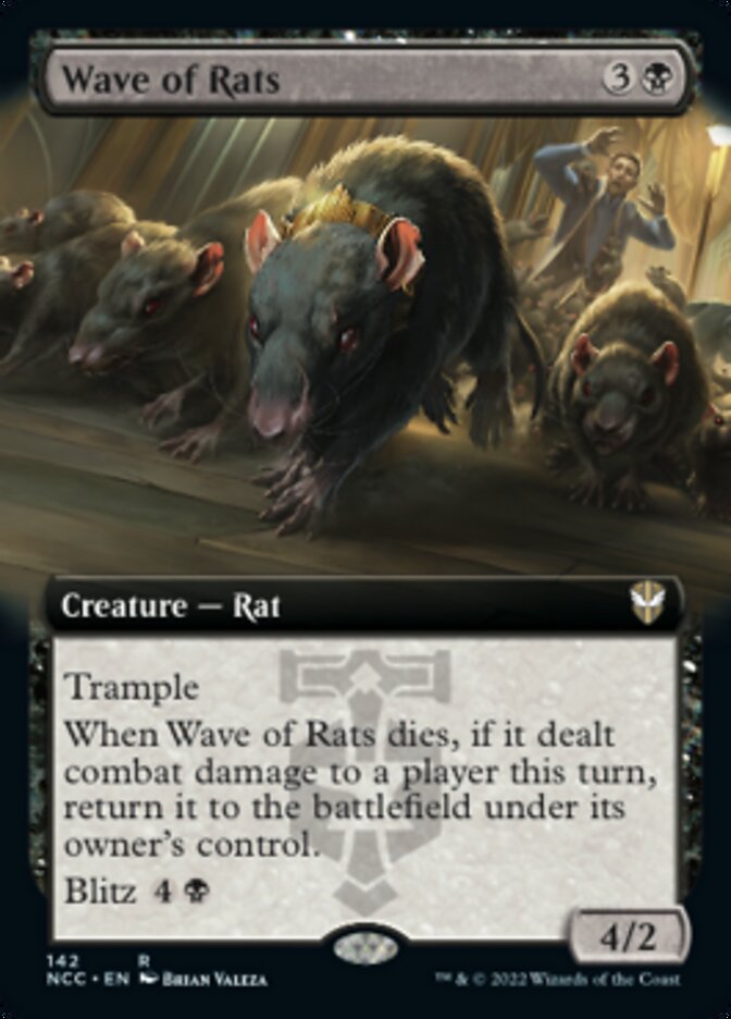 Wave of Rats (Extended Art) [Streets of New Capenna Commander] | D20 Games