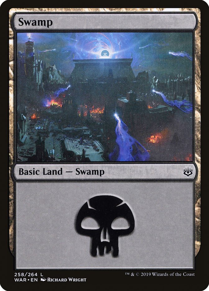 Swamp (258) [War of the Spark] | D20 Games