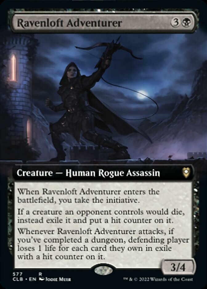 Ravenloft Adventurer (Extended Art) [Commander Legends: Battle for Baldur's Gate] | D20 Games