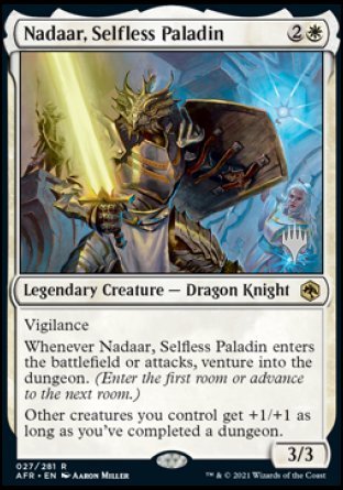 Nadaar, Selfless Paladin (Promo Pack) [Dungeons & Dragons: Adventures in the Forgotten Realms Promos] | D20 Games