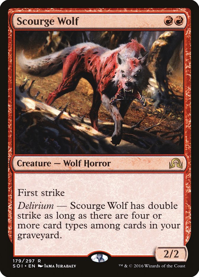 Scourge Wolf [Shadows over Innistrad] | D20 Games