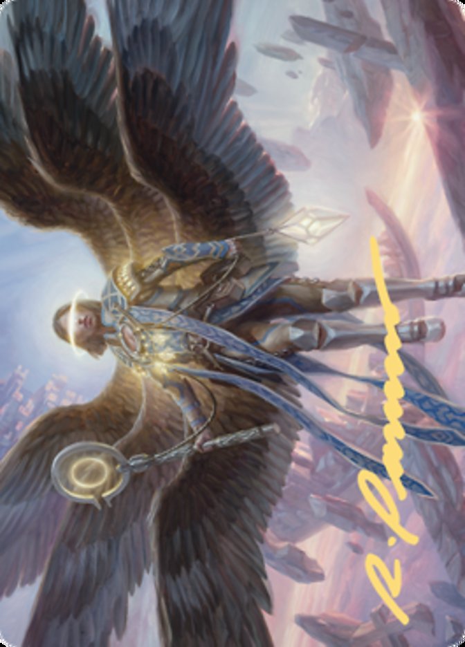 Angel of Destiny Art Card (Gold-Stamped Signature) [Zendikar Rising Art Series] | D20 Games