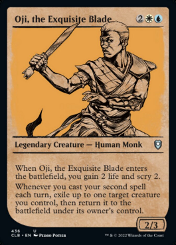 Oji, the Exquisite Blade (Showcase) [Commander Legends: Battle for Baldur's Gate] | D20 Games