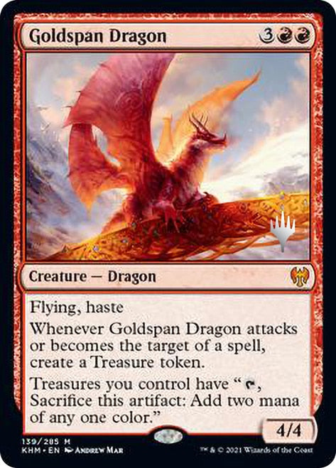 Goldspan Dragon [Kaldheim Promos] | D20 Games