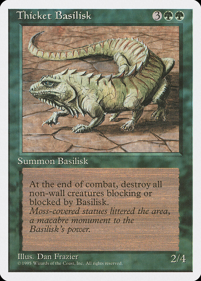 Thicket Basilisk [Fourth Edition] | D20 Games