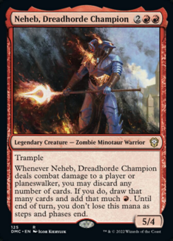 Neheb, Dreadhorde Champion [Dominaria United Commander] | D20 Games