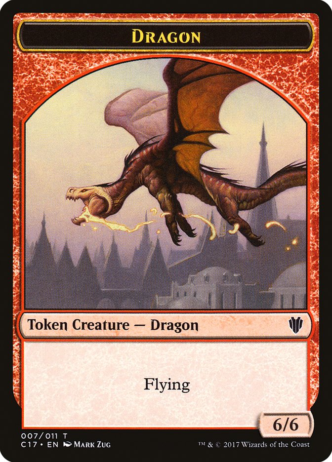 Dragon Token (007/011) [Commander 2017 Tokens] | D20 Games