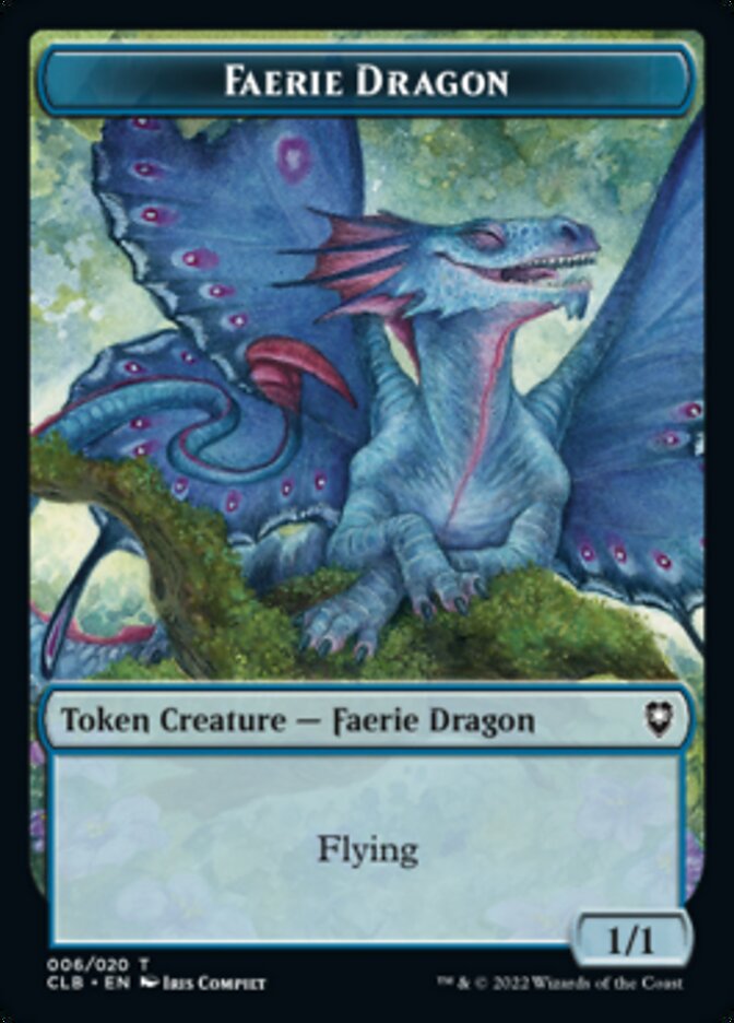 Faerie Dragon Token [Commander Legends: Battle for Baldur's Gate Tokens] | D20 Games