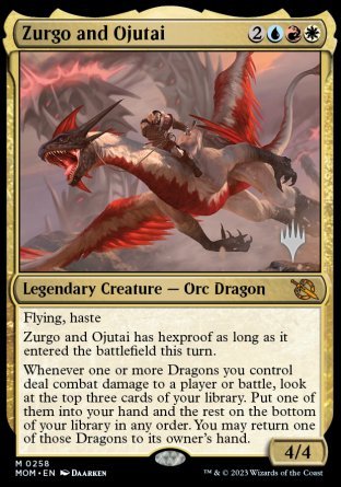 Zurgo and Ojutai (Promo Pack) [March of the Machine Promos] | D20 Games