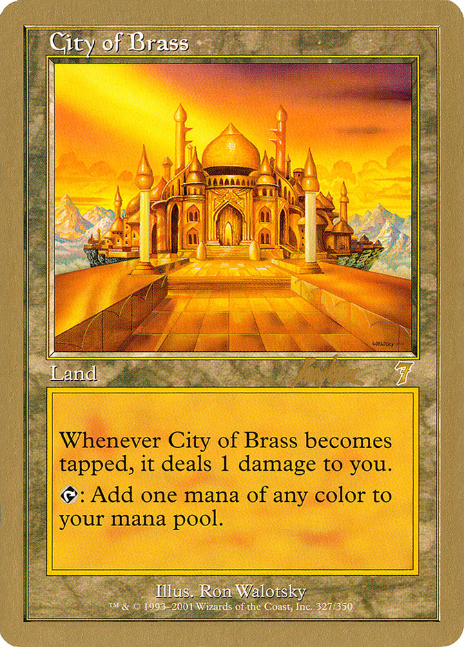 City of Brass (Brian Kibler) [World Championship Decks 2002] | D20 Games