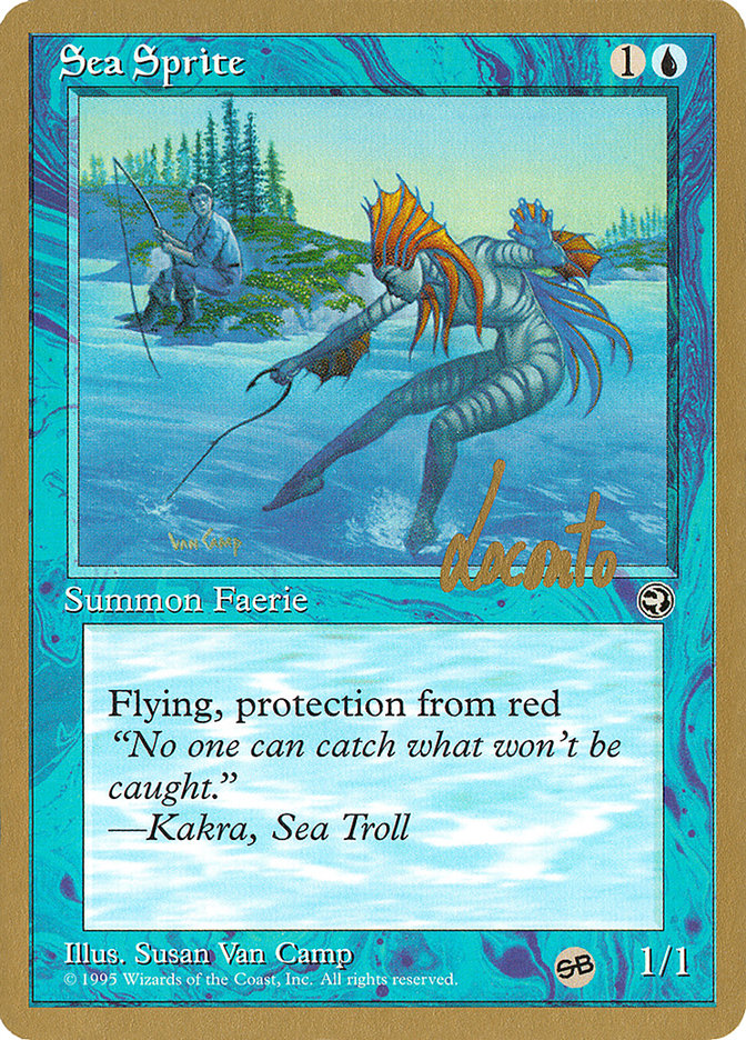 Sea Sprite (Michael Loconto) (SB) [Pro Tour Collector Set] | D20 Games