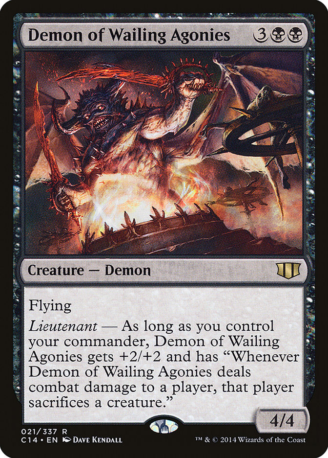 Demon of Wailing Agonies [Commander 2014] | D20 Games