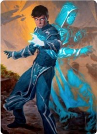 Jace, Mirror Mage 1 Art Card [Zendikar Rising Art Series] | D20 Games