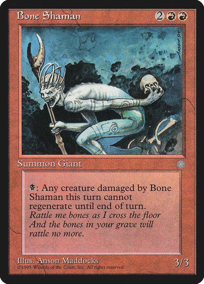 Bone Shaman [Ice Age] | D20 Games