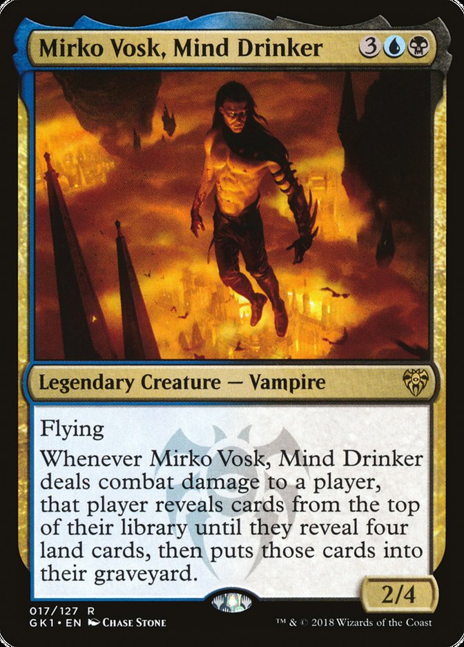 Mirko Vosk, Mind Drinker [Guilds of Ravnica Guild Kit] | D20 Games