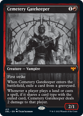 Cemetery Gatekeeper [Innistrad: Double Feature] | D20 Games