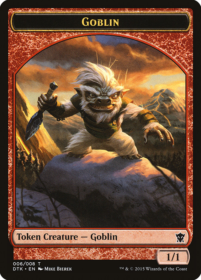 Goblin [Dragons of Tarkir Tokens] | D20 Games