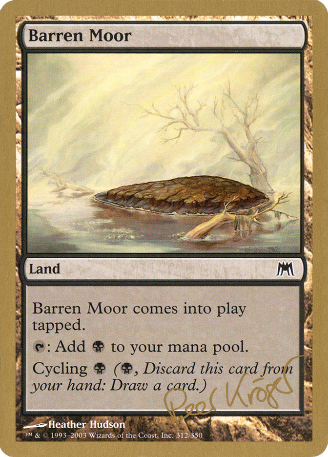 Barren Moor (Peer Kroger) [World Championship Decks 2003] | D20 Games