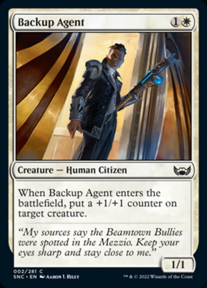 Backup Agent [Streets of New Capenna] | D20 Games