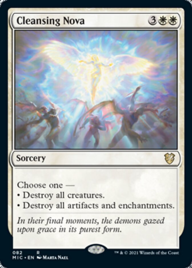 Cleansing Nova [Innistrad: Midnight Hunt Commander] | D20 Games