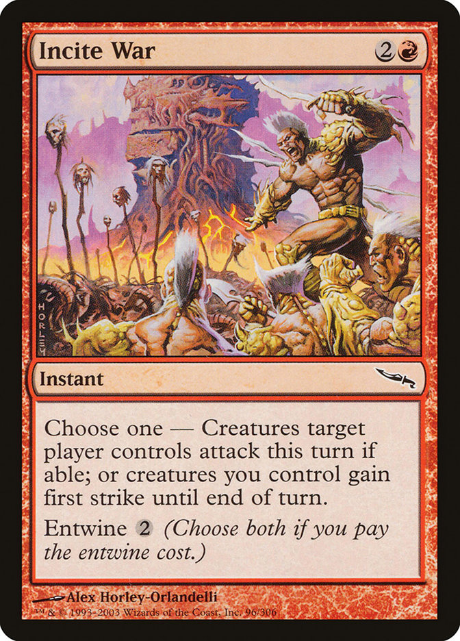 Incite War [Mirrodin] | D20 Games