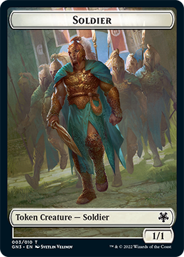 Soldier // Elf Warrior Double-Sided Token [Game Night: Free-for-All Tokens] | D20 Games
