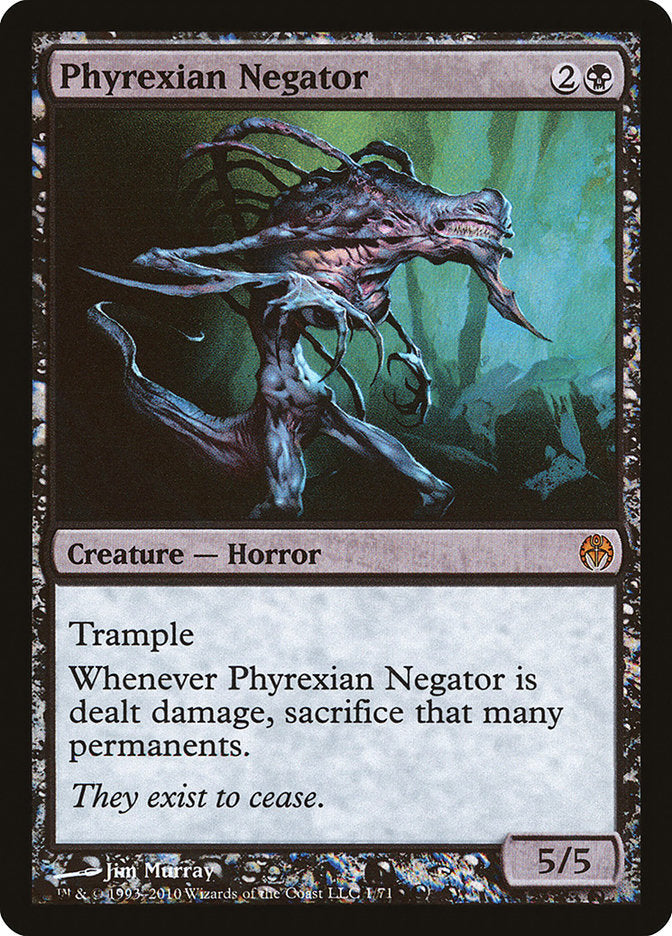 Phyrexian Negator [Duel Decks: Phyrexia vs. the Coalition] | D20 Games