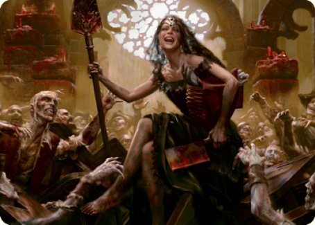 Gisa, Glorious Resurrector Art Card [Innistrad: Midnight Hunt Art Series] | D20 Games