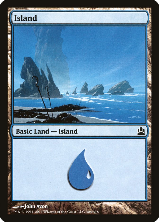 Island (304) [Commander 2011] | D20 Games