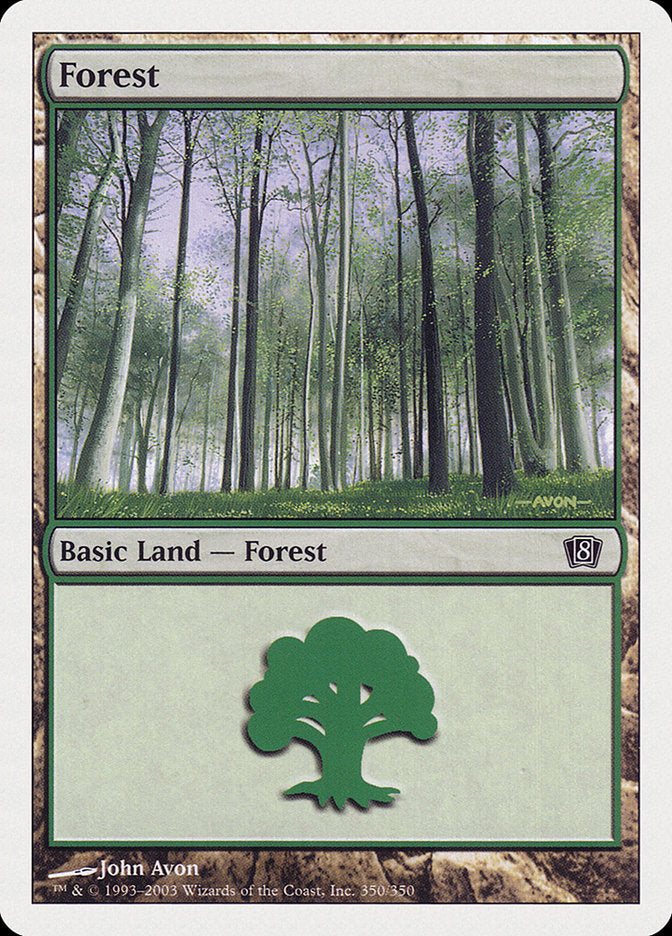 Forest (350) [Eighth Edition] | D20 Games