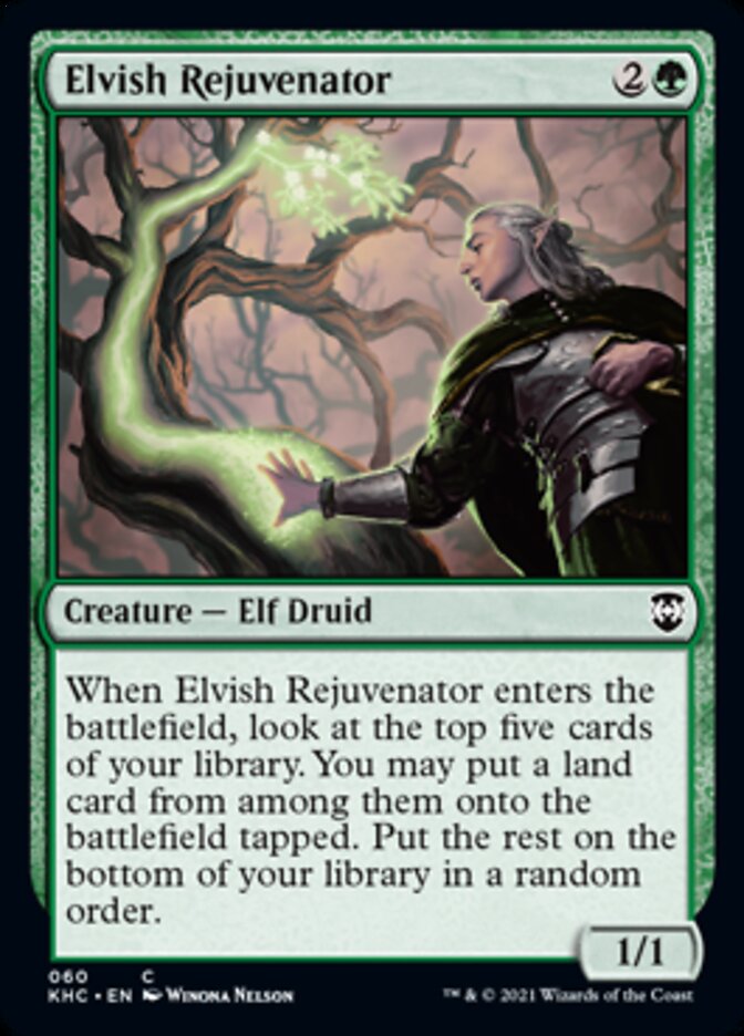 Elvish Rejuvenator [Kaldheim Commander] | D20 Games