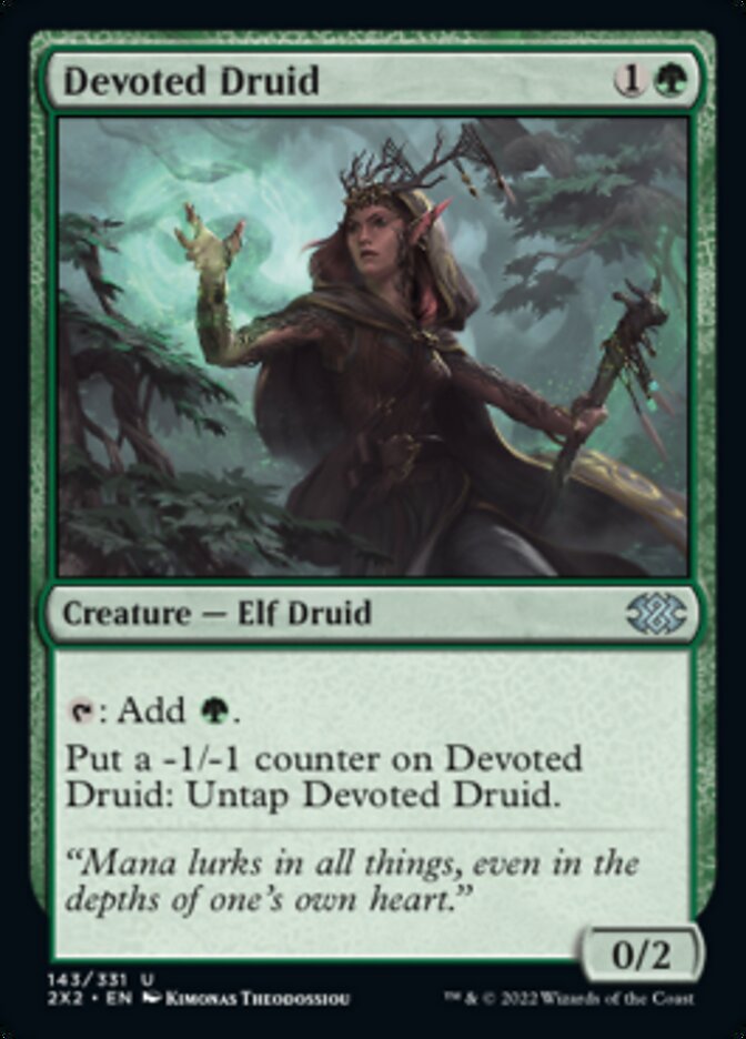 Devoted Druid [Double Masters 2022] | D20 Games