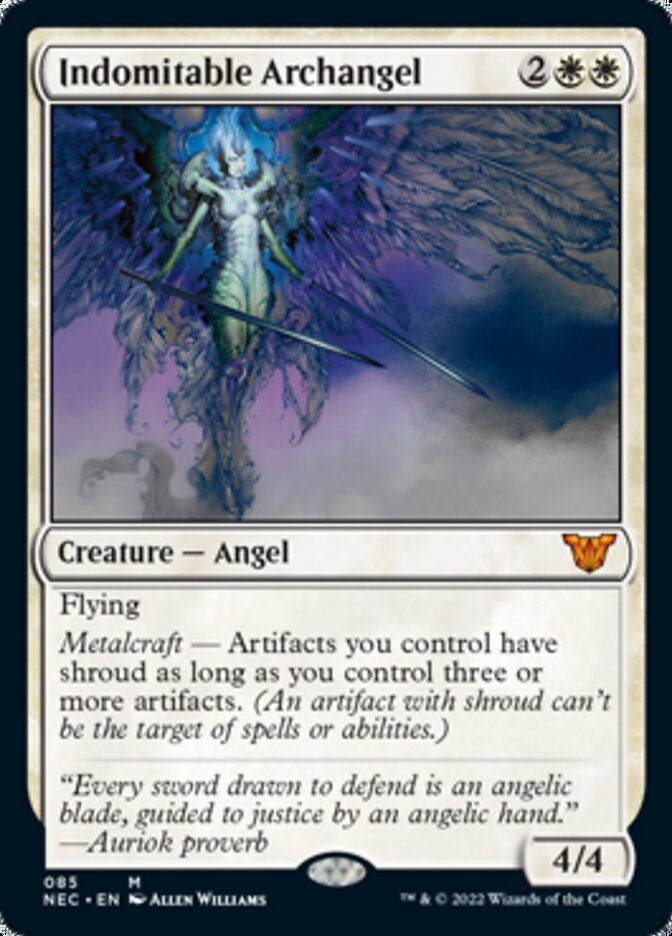 Indomitable Archangel [Kamigawa: Neon Dynasty Commander] | D20 Games