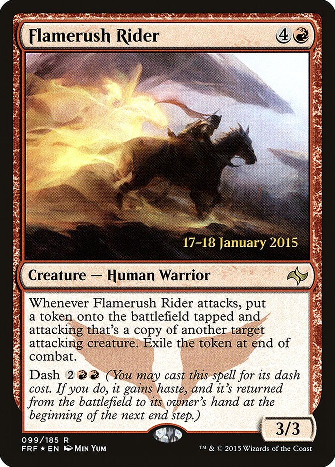 Flamerush Rider  [Fate Reforged Prerelease Promos] | D20 Games