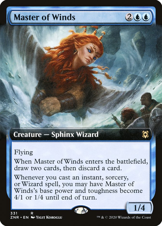 Master of Winds (Extended) [Zendikar Rising] | D20 Games