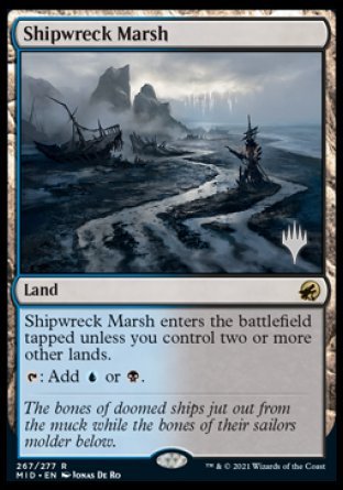 Shipwreck Marsh (Promo Pack) [Innistrad: Midnight Hunt Promos] | D20 Games