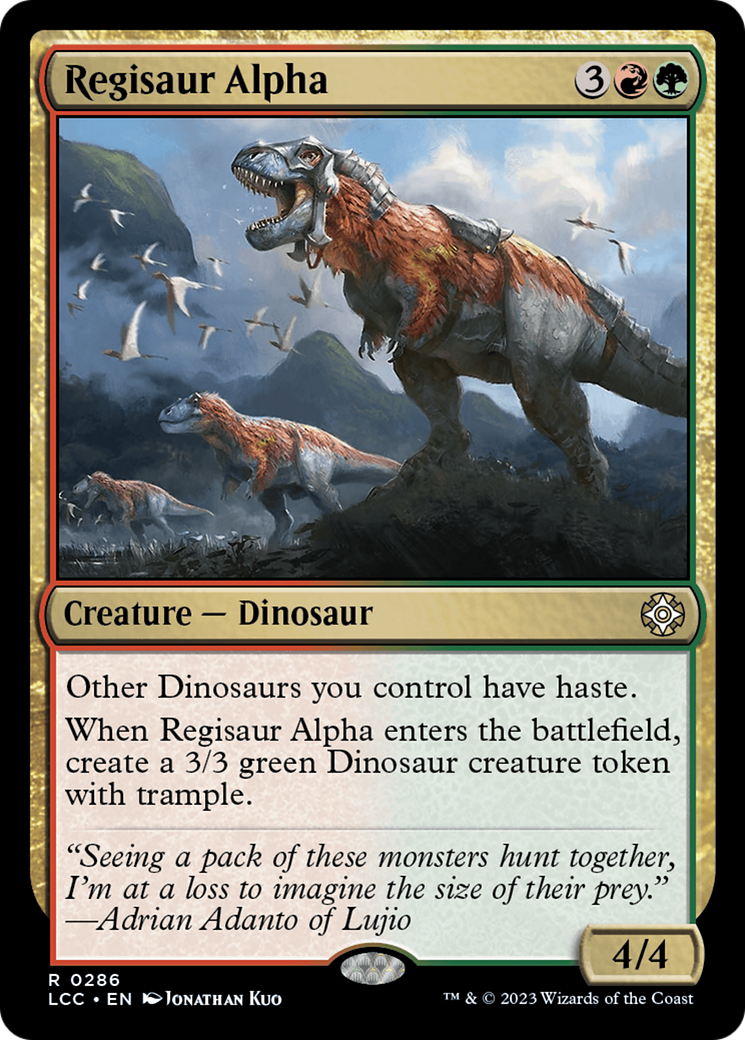 Regisaur Alpha [The Lost Caverns of Ixalan Commander] | D20 Games