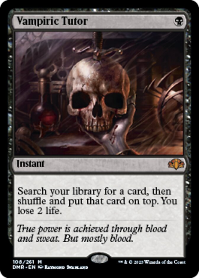 Vampiric Tutor [Dominaria Remastered] | D20 Games