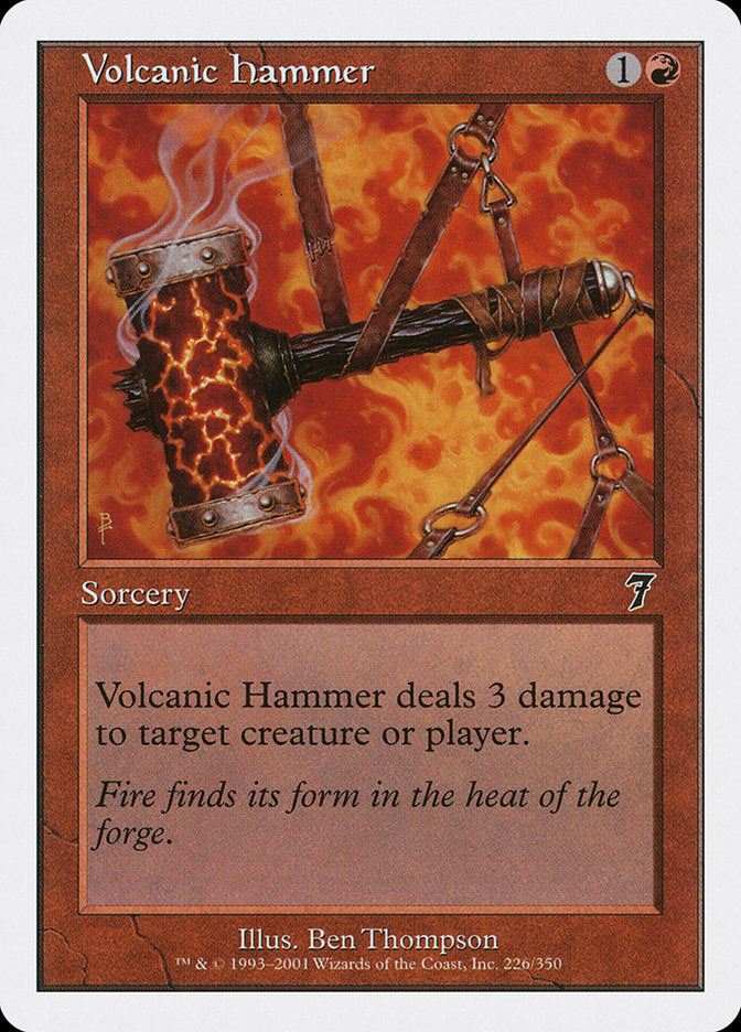 Volcanic Hammer [Seventh Edition] | D20 Games