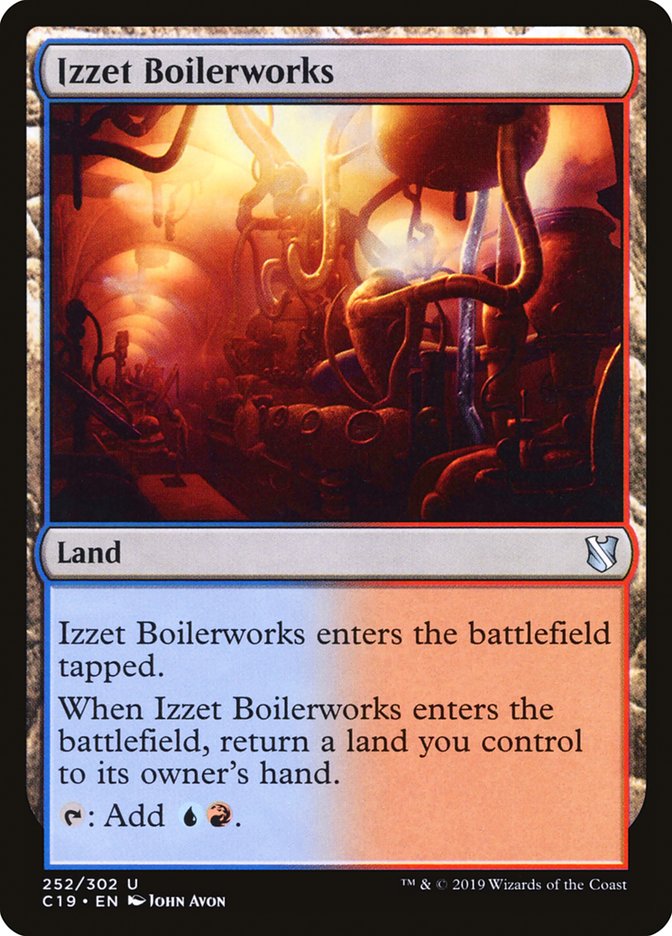 Izzet Boilerworks [Commander 2019] | D20 Games